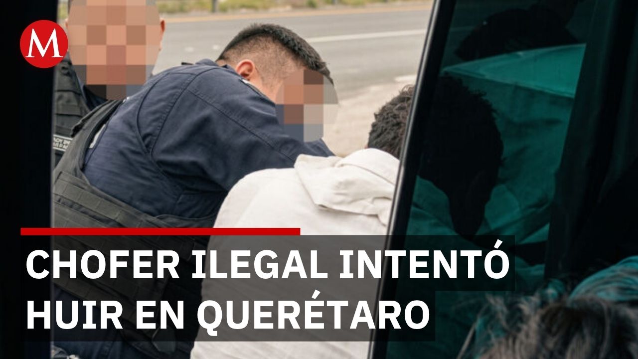 Pasajeros detienen a golpes a chofer de taxi ilegal que huía de policía en Querétaro