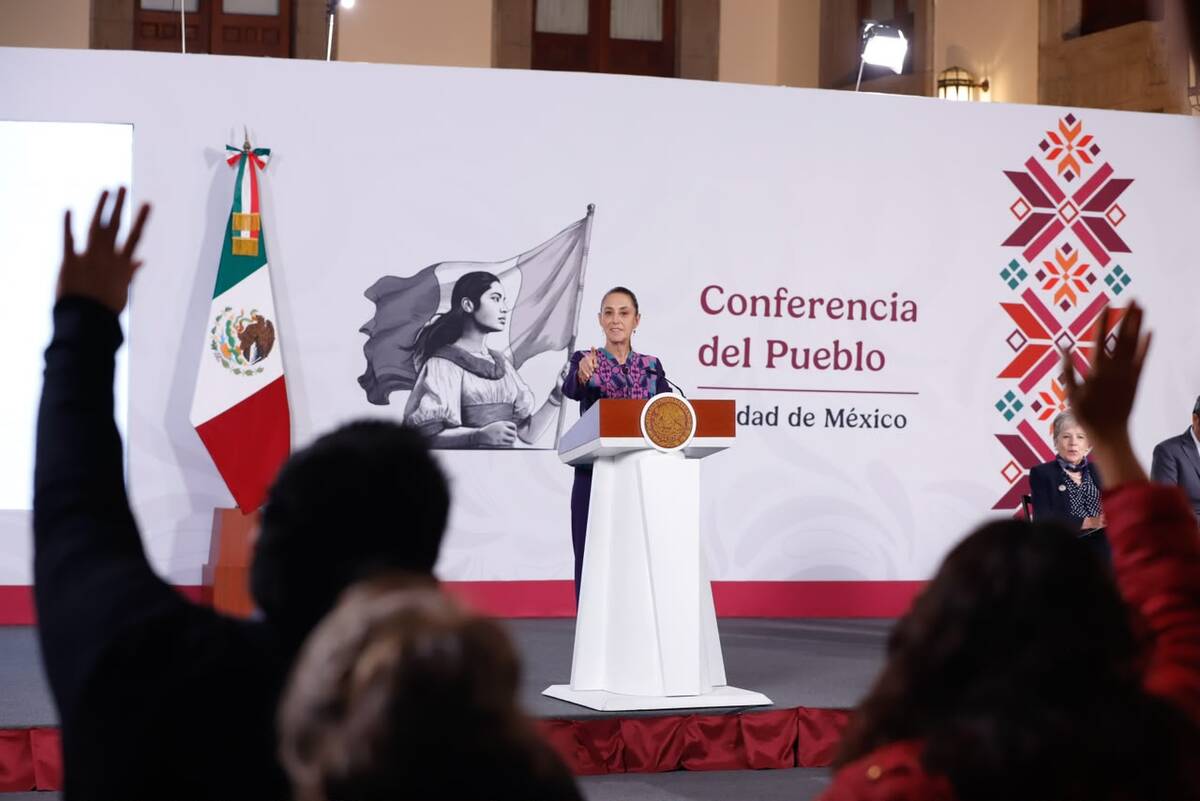 La Presidenta aseveró que hay avances en las indagatorias del caso Ayotzinapa. | Foto: Ariana Pérez