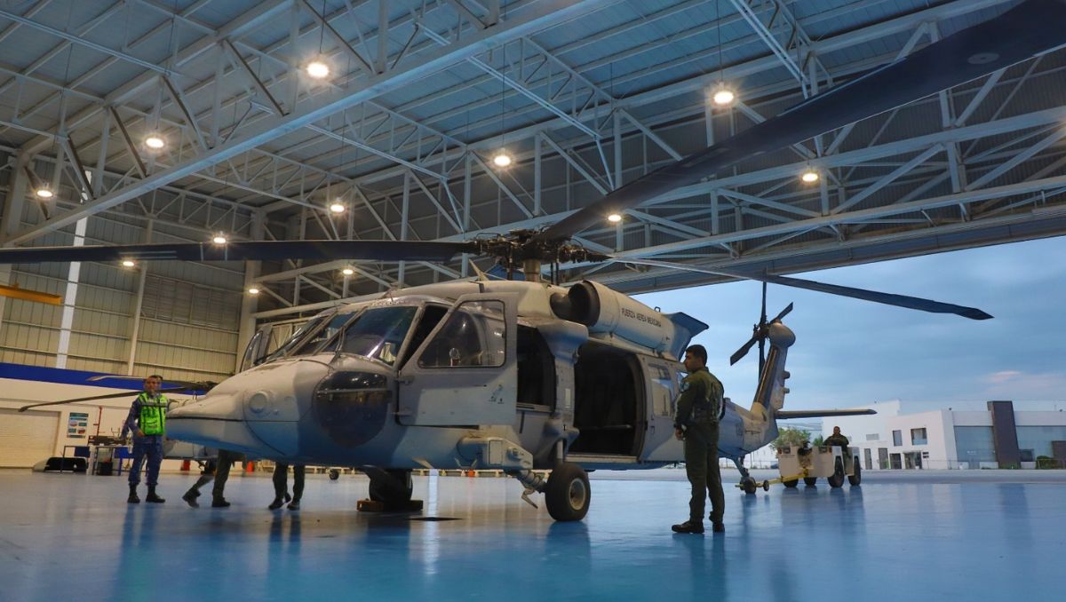 Este tipo de helicópteros es de corte militar y está blindado contra ataques eléctricos. Luis Guerra