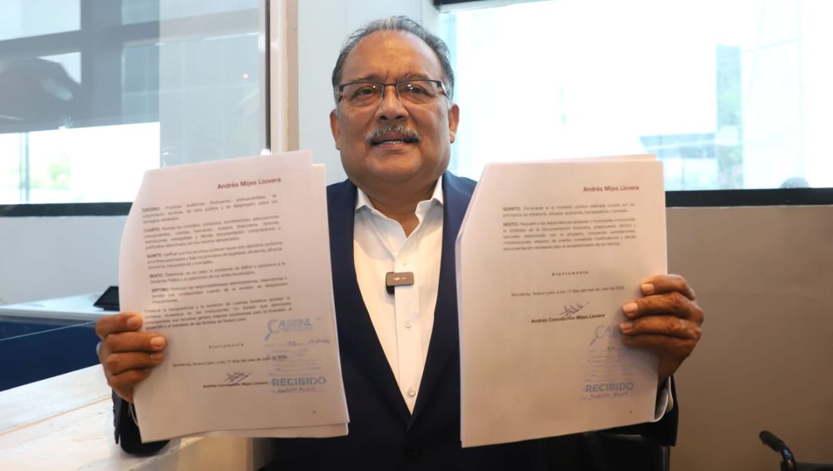Andrés Mijes, alcalde de Escobedo con licencia. Luis Guerra