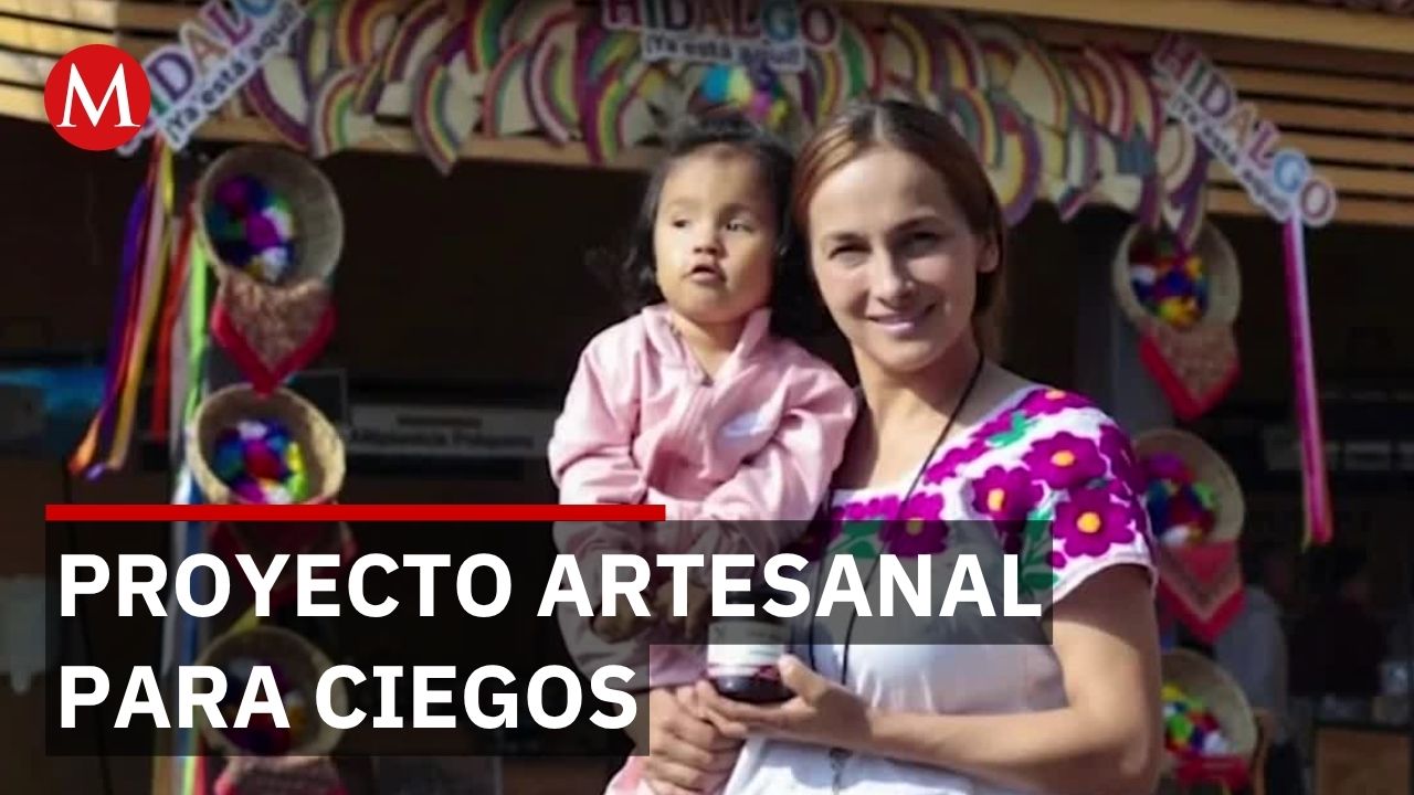Artesana de Hidalgo crea etiquetas en braille tras diagnóstico de discapacidad visual de su hija