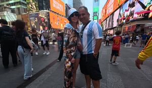 La Copa del Mundo de 2018 cambió sus vidas para siempre. Hoy, la pareja espera en Nueva York la Final entre Argentina y España