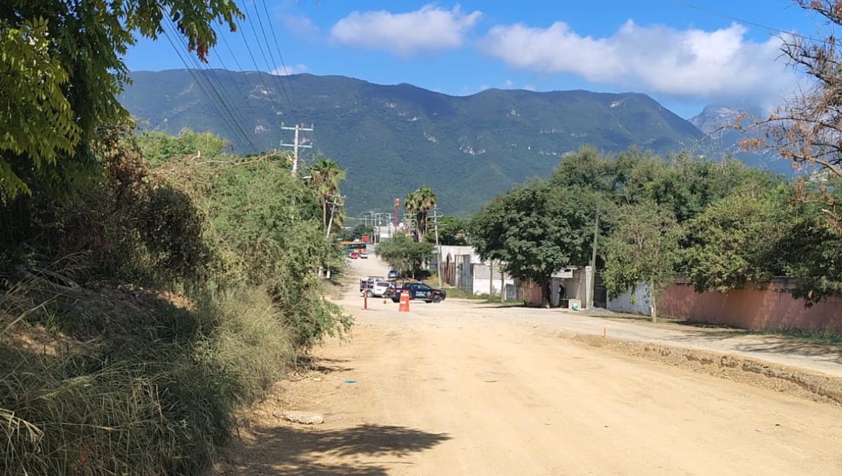 El hallazgo ocurrió en la calle Montebello a la altura de Monte Alpino, en la colonia Montebello. Agustín Martínez