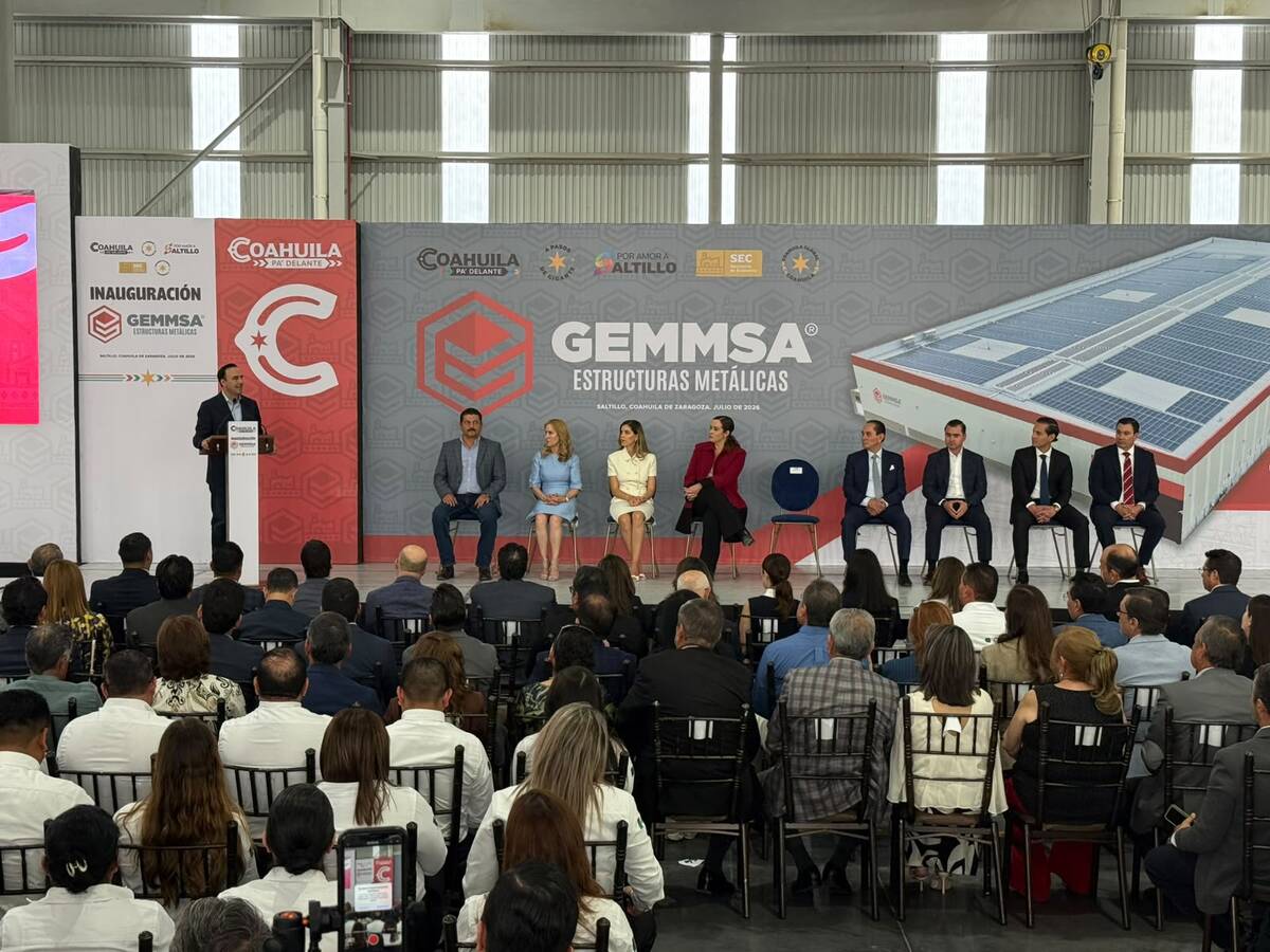 Inauguran nueva empresa por más de 600 mdp en Coahuila. (Iván Sánchez)