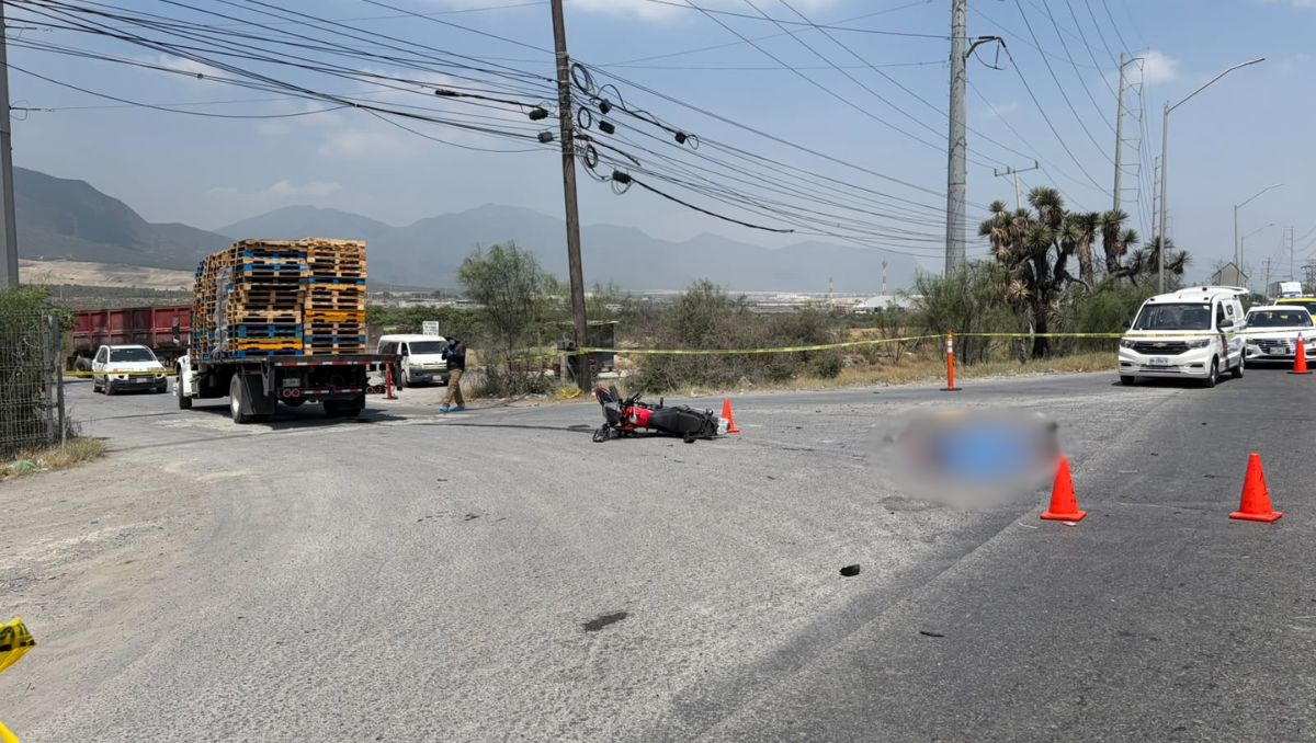 El motociclista perdió la vida en el sitio antes de que pudiera recibir atención médica. Susana Paredes