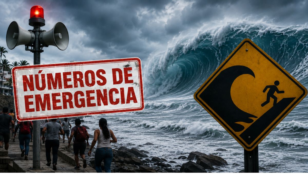 Números de emergencia ante alerta de tsunami | IA M2