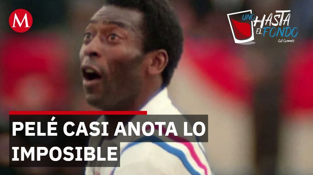 Pelé sin espejuelos vio lo que nadie notó y casi anota el gol imposible contra Checoslovaquia