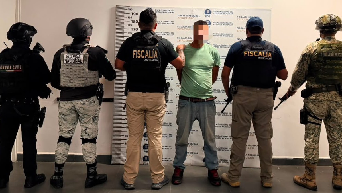 El responsable fue trasladado a Zitácuaro para continuar su proceso legal. | Especial