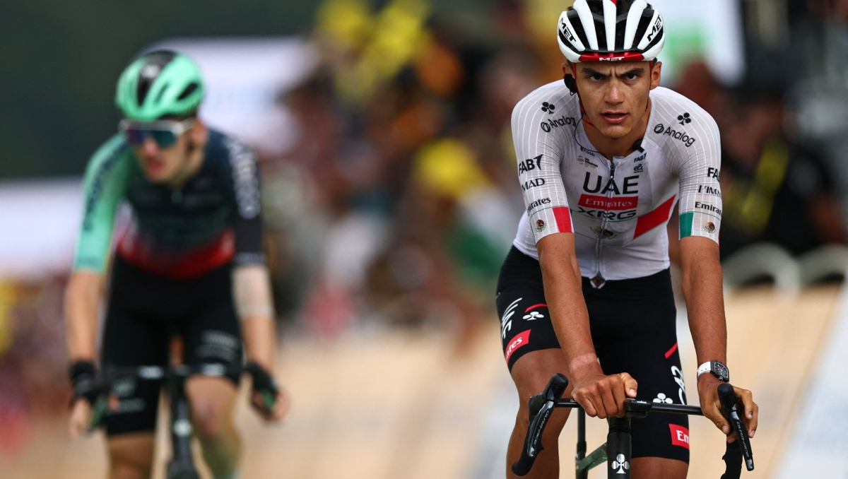 Isaac del Toro culmina segundo en la Etapa 14 del Tour de Francia y sube al séptimo lugar general (AFP)