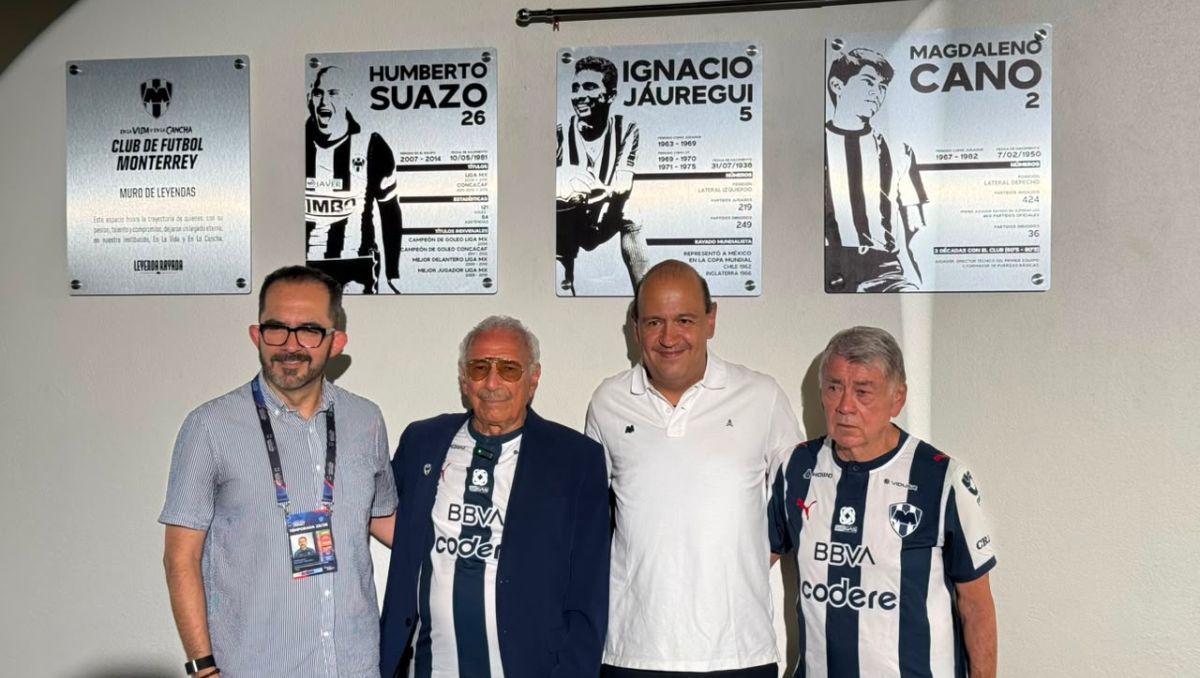 Monterrey reconoce a Jáuregui y Cano como leyendas del club. (Jorge Rosales)