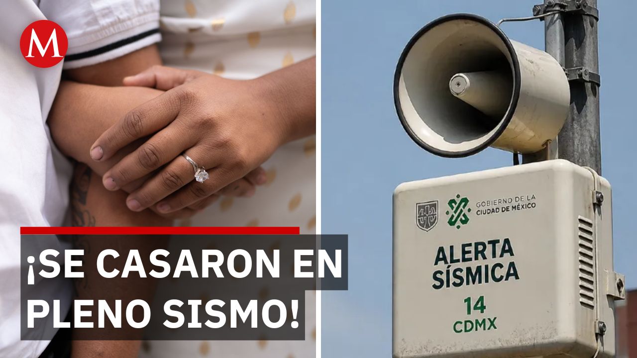 Mientras el sismo dejaba daños en Chiapas, una pareja encontró la forma de decir "sí"