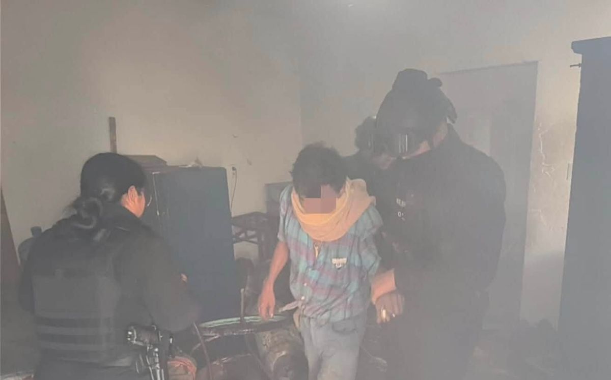 Vecinos ayudaron para evitar la propagación del fuego. | Vocería de Seguridad de Tamaulipas