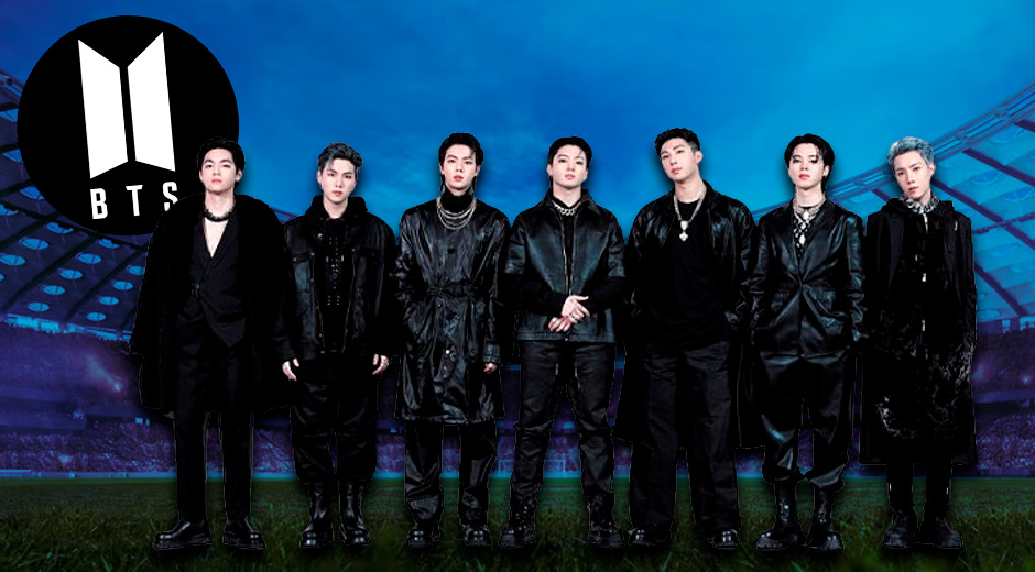 BTS en el Medio Tiempo del Mundial. | Diseño: MILENIO