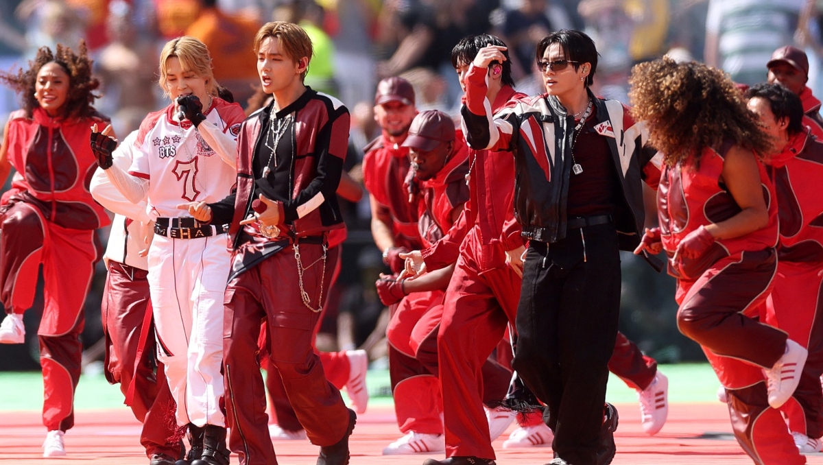 Bts en el medio tiempo Mundial 2026 / AFP