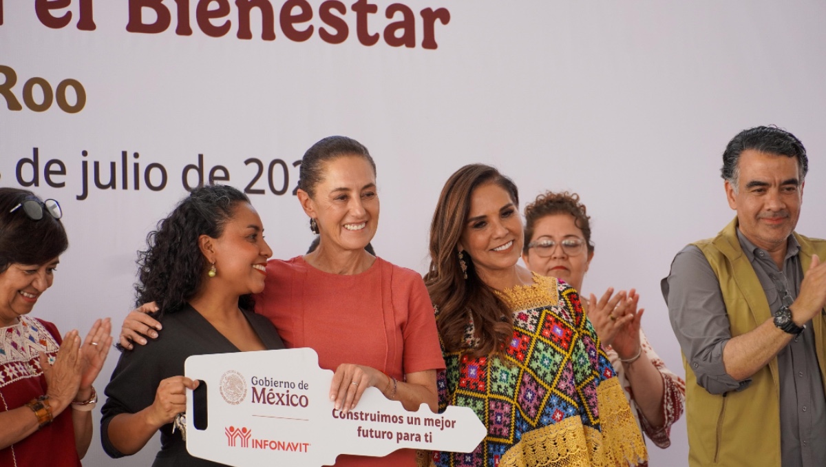 Claudia Sheinbaum encabezó la entrega de escrituras a familias beneficiaria  del programa Vivienda para el Bienestar. | Cuartoscuro
