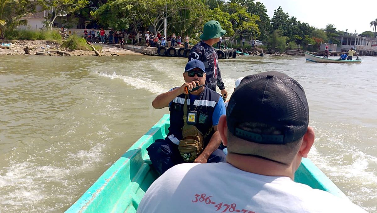 Hallan sin vida a niña de 11 años tras casi 20 horas de búsqueda en el río Pánuco. (Cortesía)
