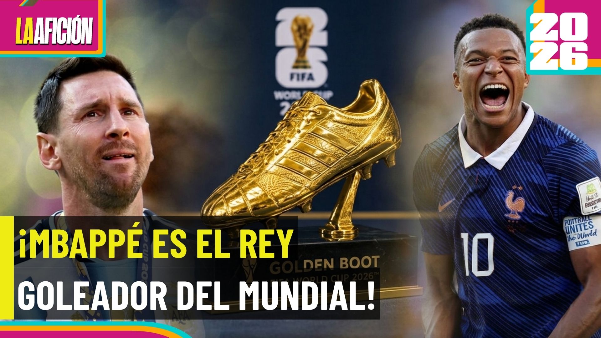 ¡Mbappé vuelve a reinar! Gana la Bota de Oro del Mundial 2026