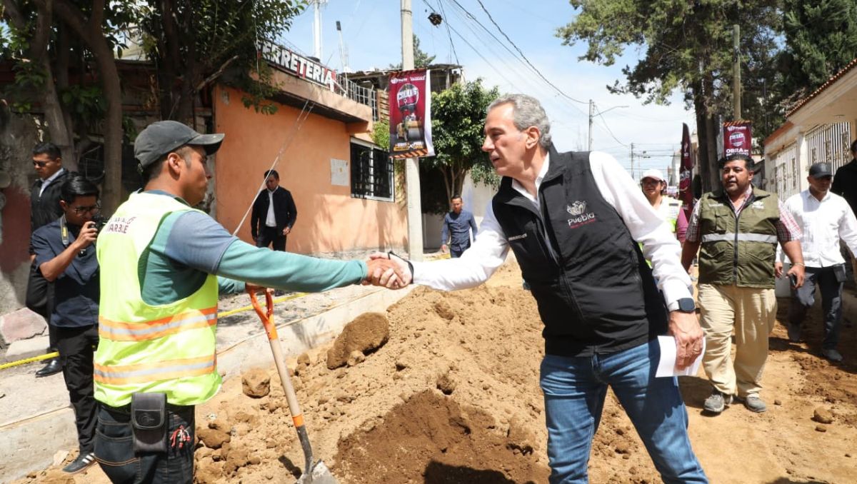 Pepe Chedraui supervisó trabajos de pavimentación en la colonia Guadalupe Hidalgo | Cortesía
