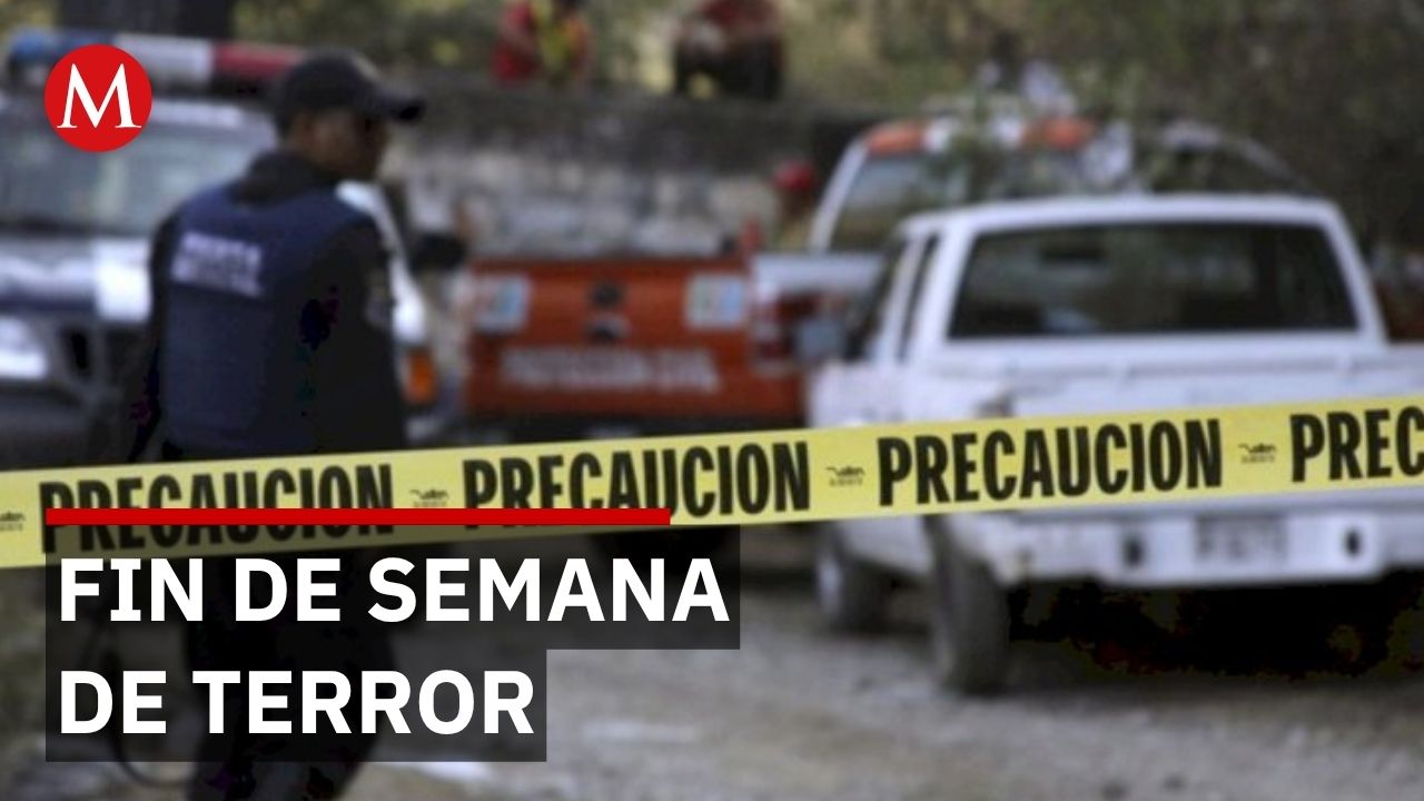 Fin de semana sangriento: decapitados en Guerrero y menor asesinada en Colima reportados