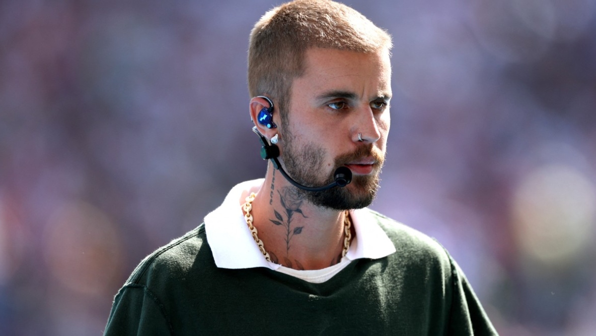 Show de Justin Bieber en la final / AFP