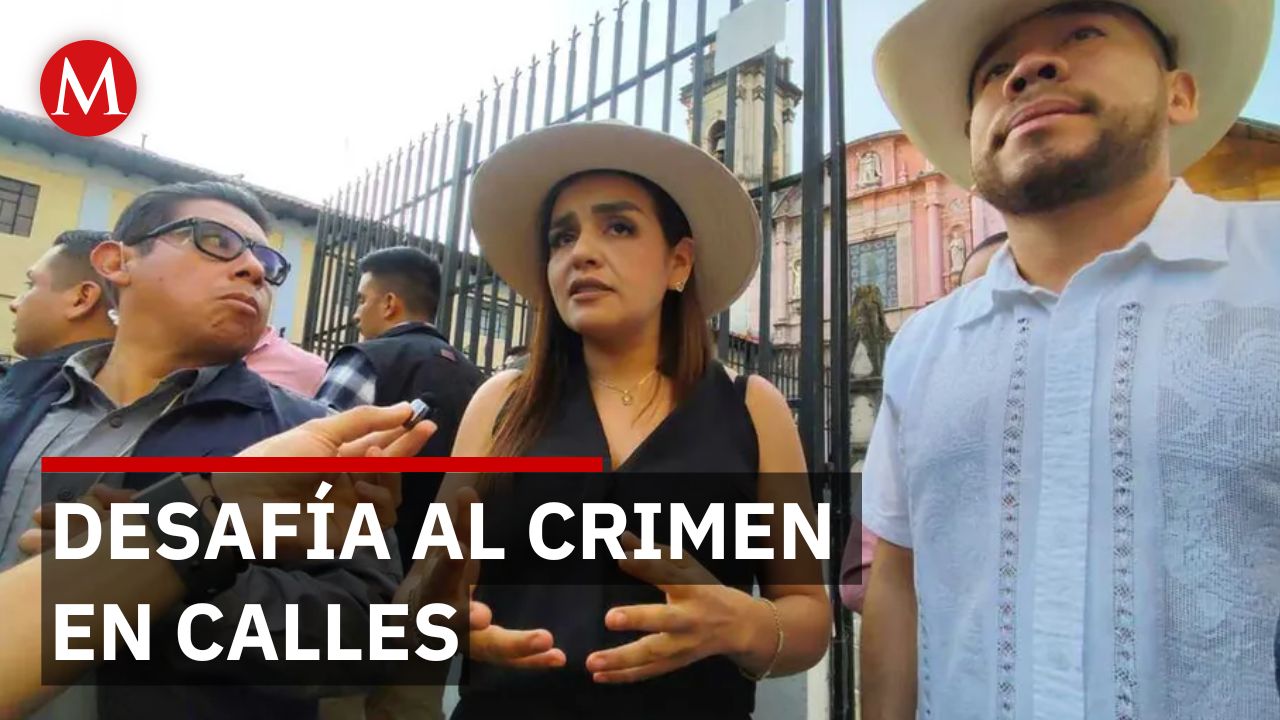 Alcaldesa de Uruapan retoma recorridos nocturnos sin chaleco antibalas como su esposo asesinado