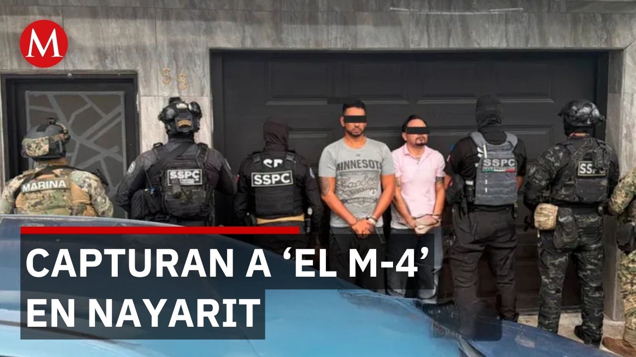 Capturan a 'el M4' del Cártel Jalisco en operación federal coordinada en Nayarit