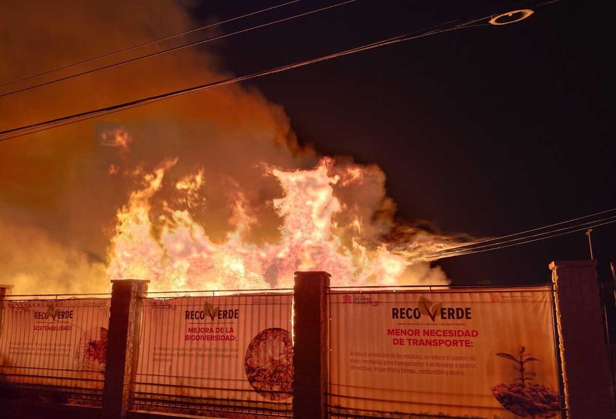Confirman que incendio en Recoverde fue provocado en Torreón.| Especial.