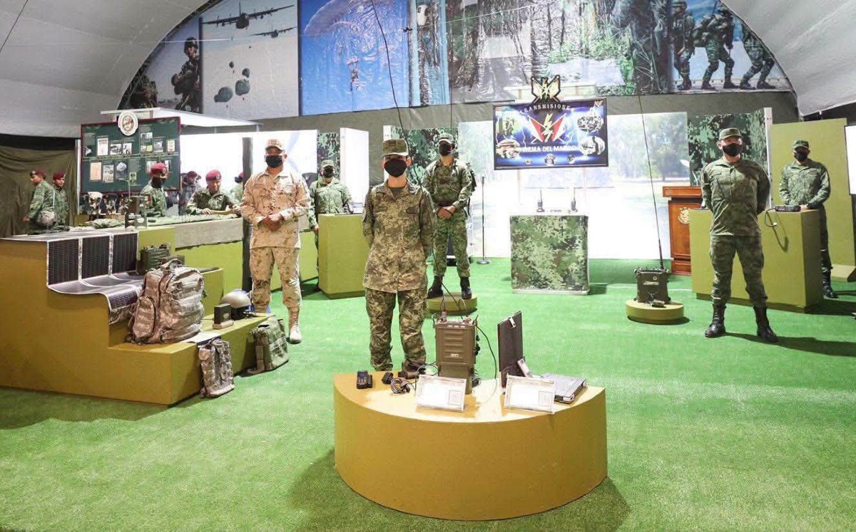 Así se exhibe el trabajo de las Fuerzas Armadas dentro de "La Gran Fuerza de México". | Foto: Dirección de Cultura Matamoros