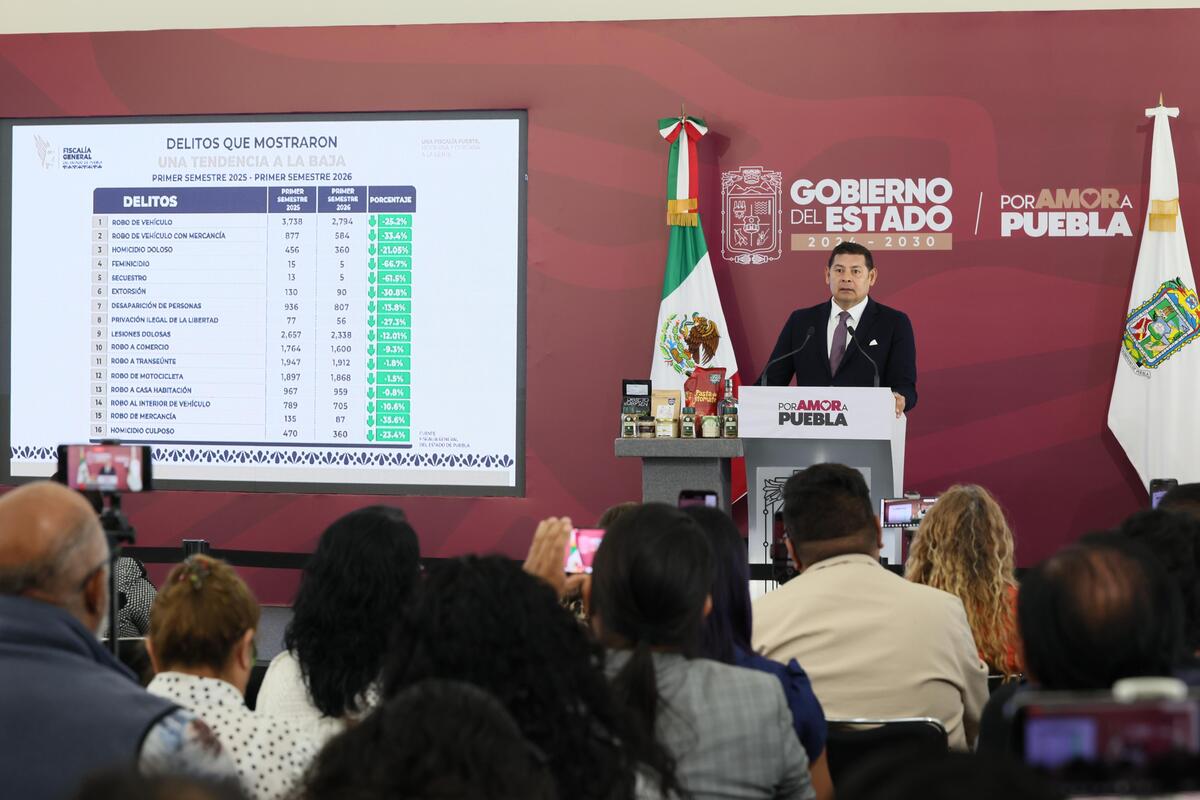 El gobernador Alejandro Armenta Mier reafirmó que en el estado no hay impunidad, complicidad ni omisión frente a la delincuencia. | Especial