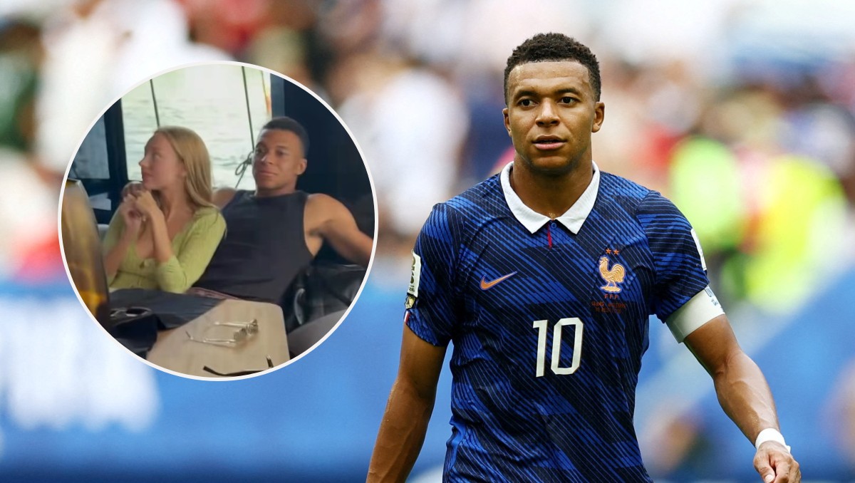 Kylian Mbappé disfrutó la Final del Mundial junto a Ester Exposito