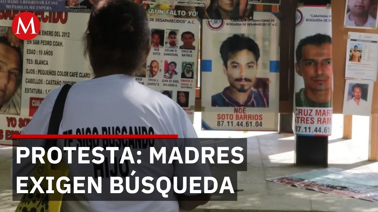 Madres buscadoras protestan en Gobernación exigiendo herramientas para hallar desaparecidos
