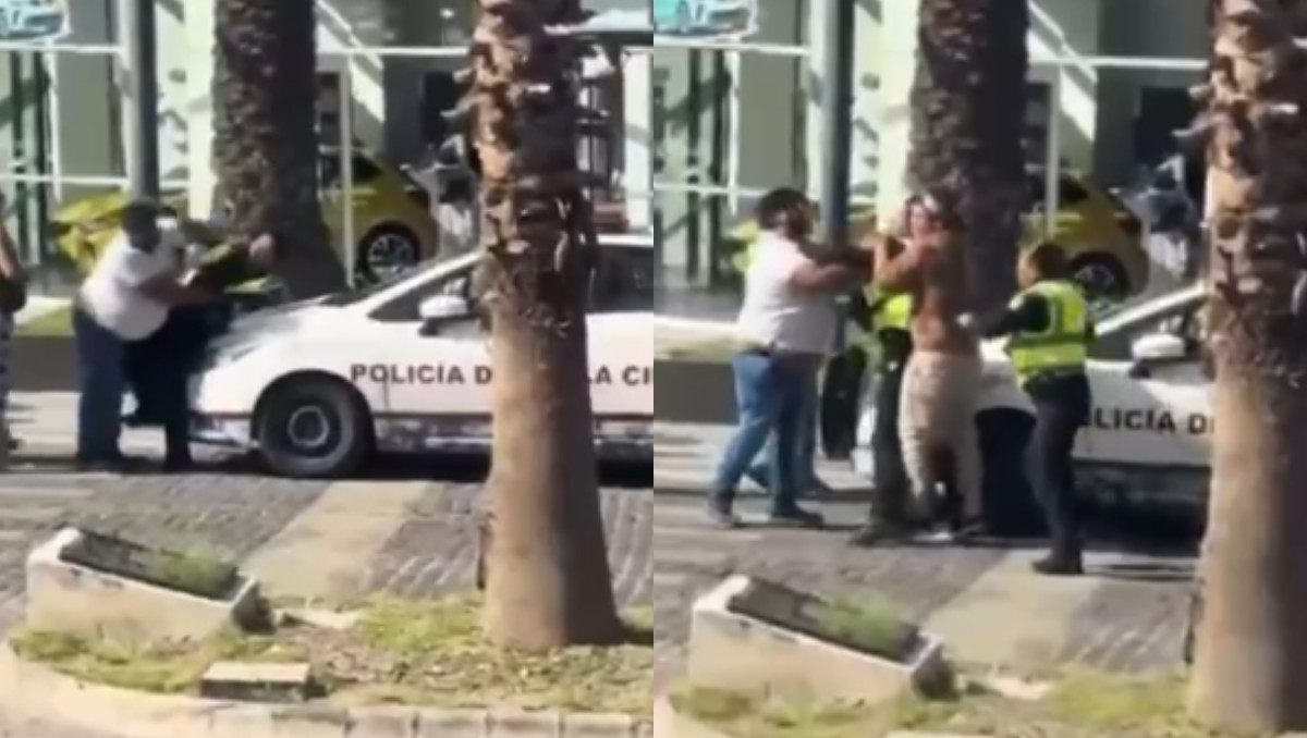Policías de Tránsito Municipal denuncian a ciudadanos por agresiones físicas en la Avenida Juárez | Especial