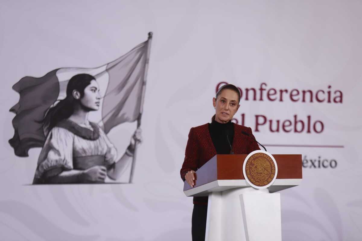 La Presidenta detalló como operaba la empresa ligada al exmandatario de BC. | Foto: Juan Carlos Bautista