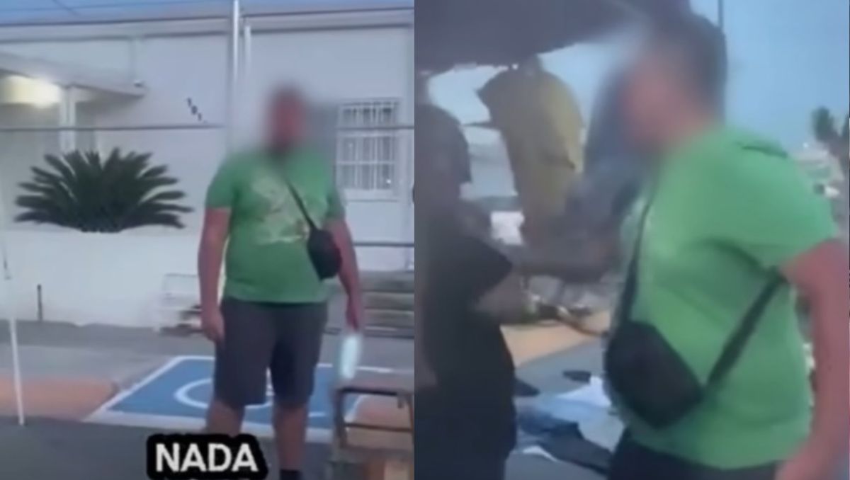 El presunto acosador agredió a la mujer que le reclamó. Foto: Especial