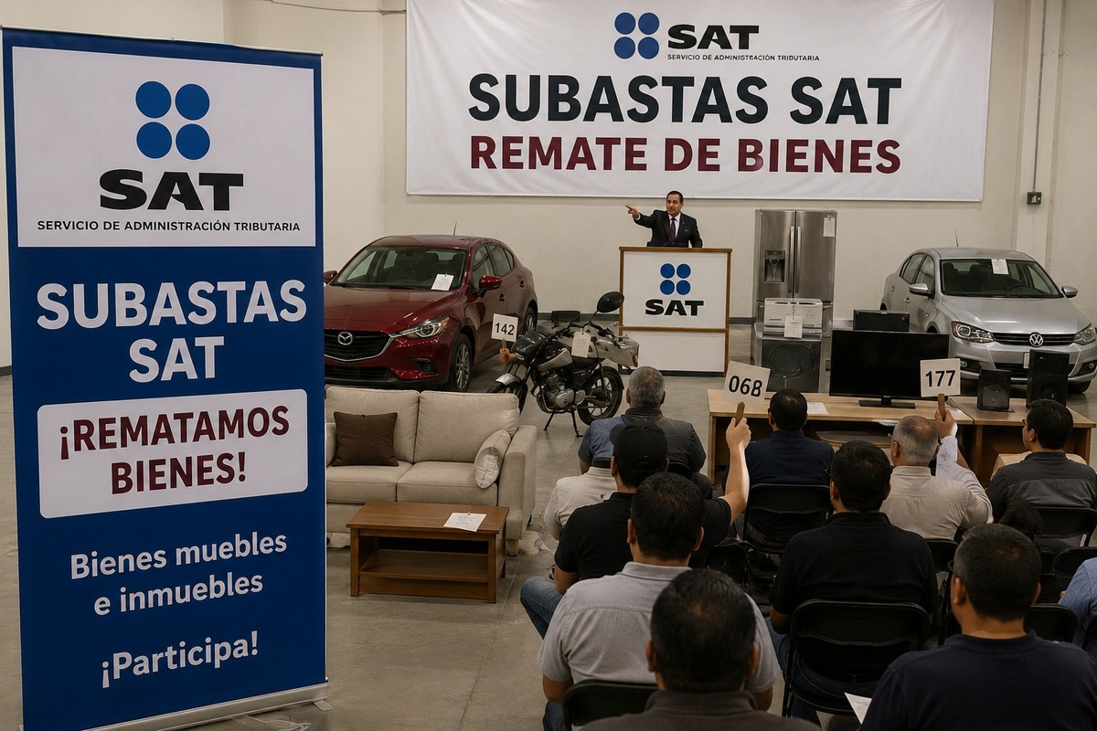 El SAT realiza las subastas desde su portal oficial | IA DISCOVER