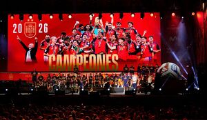 Selección de España celebra el título del Mundial 2026