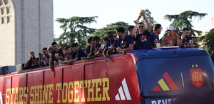 Selección de España celebra el título del Mundial 2026 con aficionados en Madrid