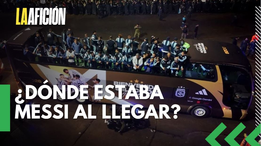 Argentina regresa campeona pero sin Messi en el avión que trae a la selección
