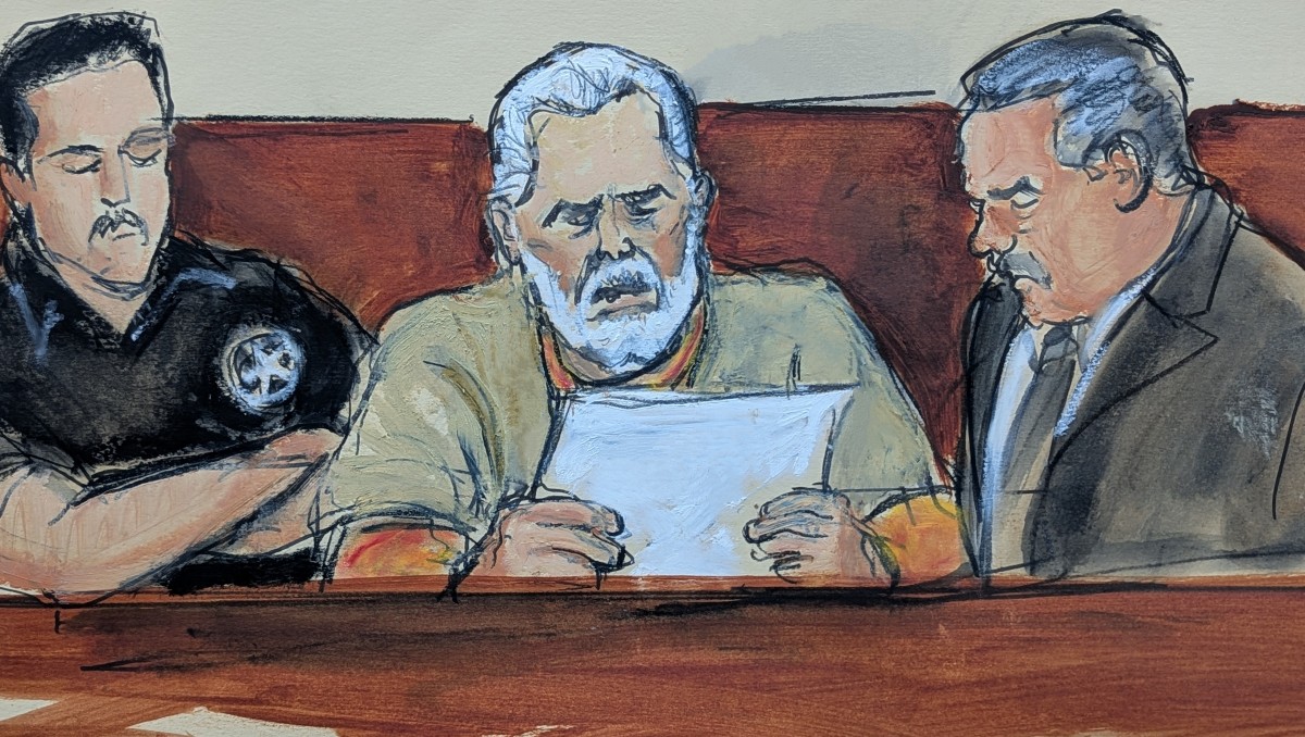 Durante la audiencia, 'El Mayo' leyó una carta donde pidió detener la violencia | Foto: Ap