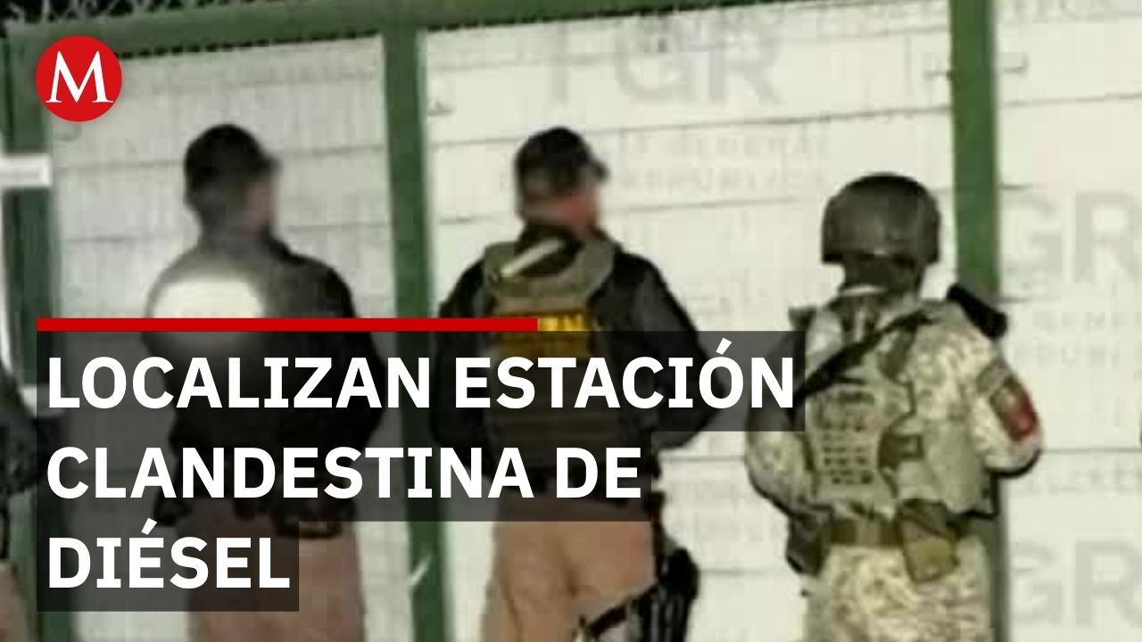 Desmantelan estación clandestina con 174 mil litros de diésel ilegal en San Luis Potosí