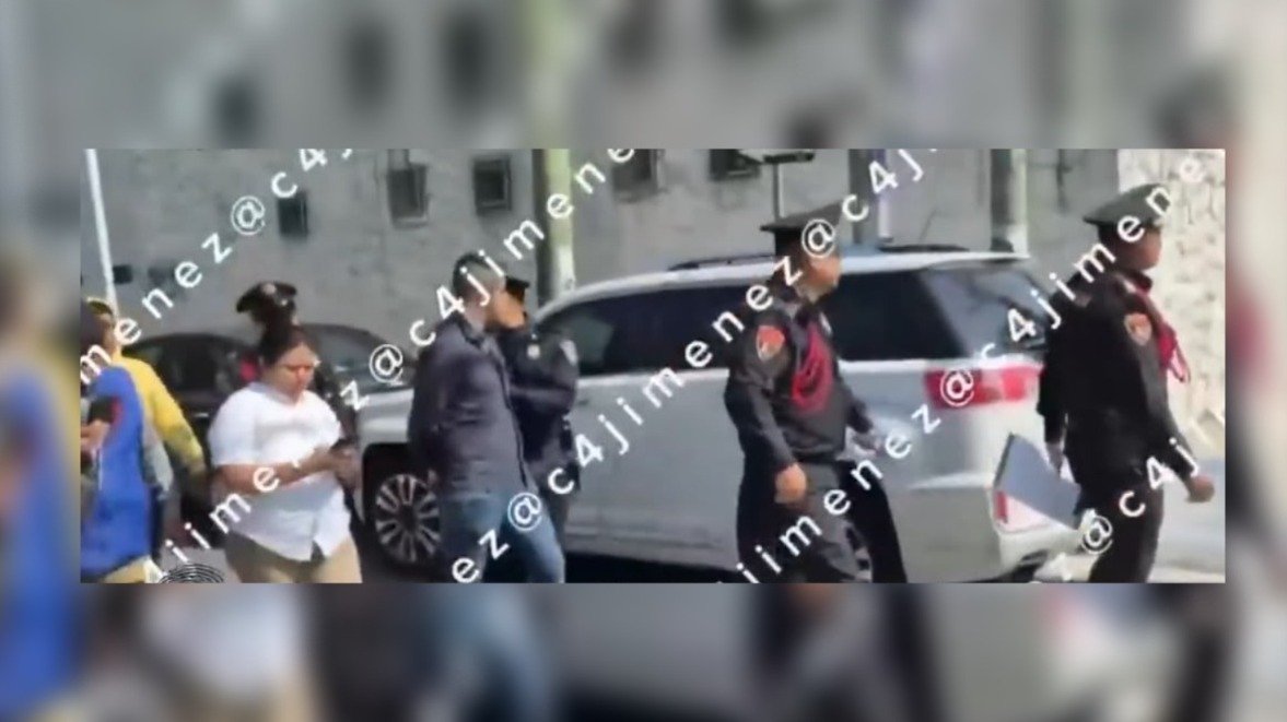 El ahora detenido se molestó por el bloqueo y amenazó a los manifestantes. (Foto: especial)