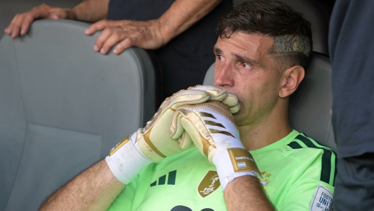 'Dibu' Martínez pone en duda su continuidad con Selección de Argentina (AFP)