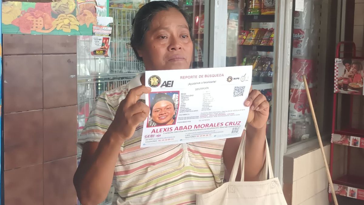 Familiares continúan difundiendo su ficha de búsqueda en calles y avenidas | Lolita Lastra