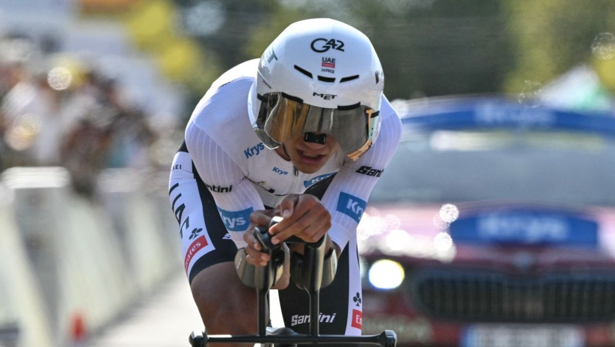 Isaac del Toro mantiene el tercer lugar general tras la etapa 16 del Tour de Francia (AFP)