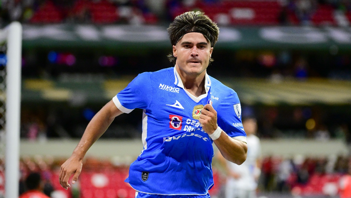 Luka Romero festeja su gol ante Puebla en la Jornada 2 del Apertura 2026 (Imago7)