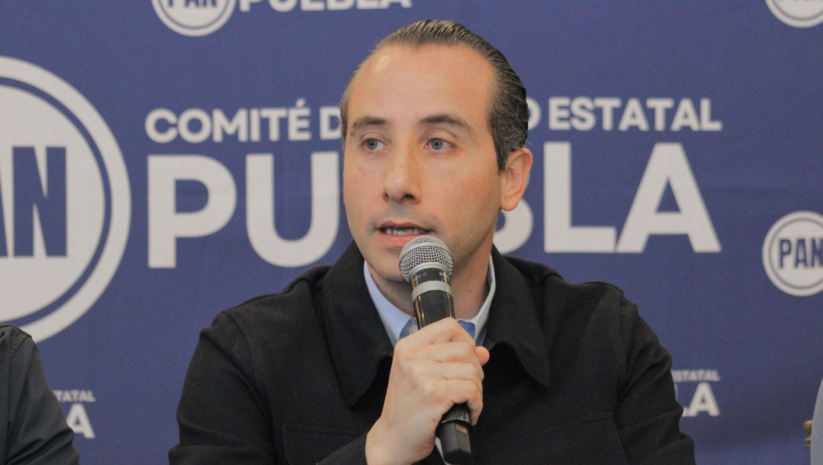 Mario Riestra Piña, dirigente local del PAN en Puebla | Agencia Es Imagen