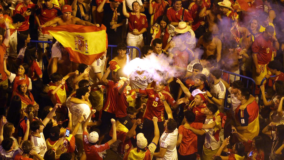 Reportan saldo blanco tras los festejos en Madrid por campeonato de España en el Mundial (Reuters)