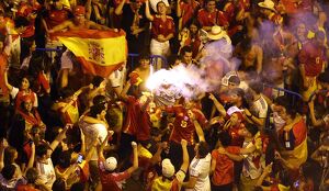 Reportan saldo blanco tras los festejos en Madrid por campeonato de España en el Mundial.