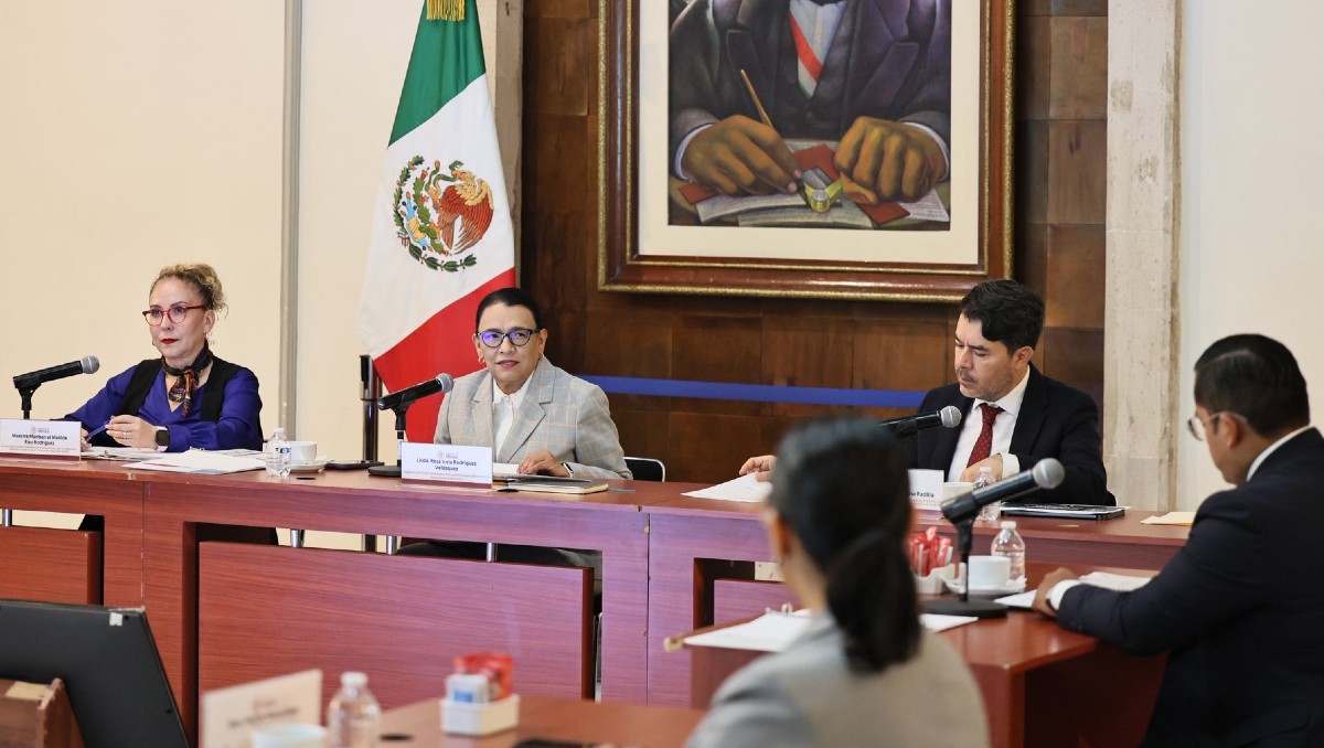 Rosa Icela Rodríguez encabezó la reunión del Comité Permanente de Preliberaciones. | Foto: X