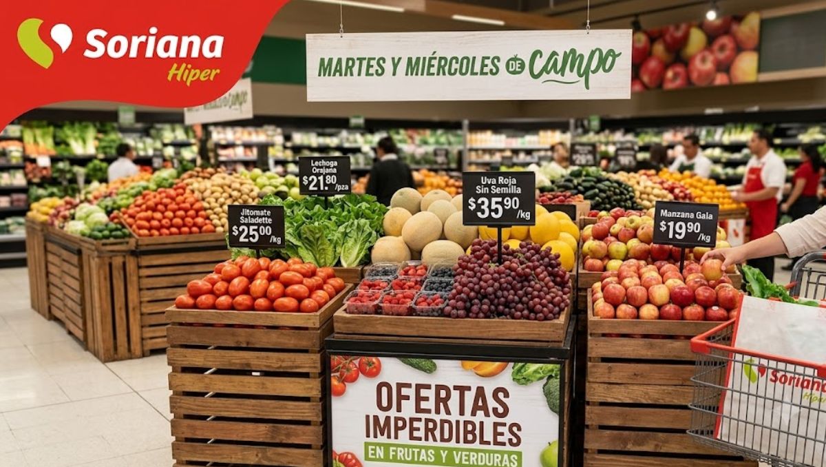 Soriana pone en ofertas frutas y verduras durante dos días seguidos |  IA Discover